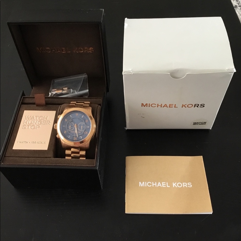 Michael Kors rose gold watch